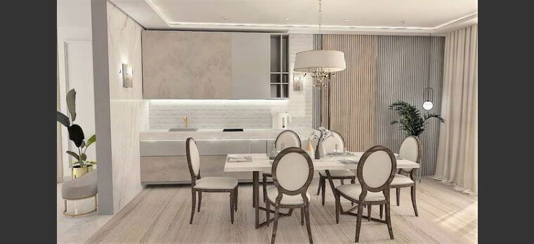Online design Modern Dining Room by Ghania E. thumbnail