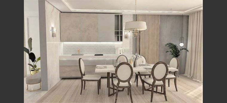Online design Modern Dining Room by Ghania E. thumbnail