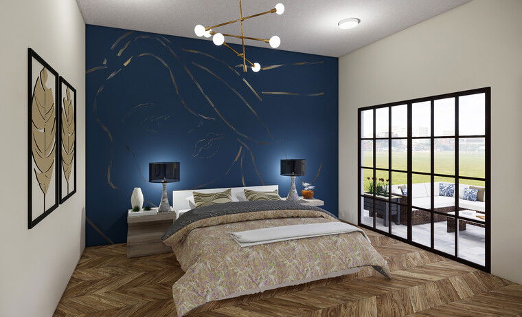 Online design Modern Bedroom by Emina A. thumbnail