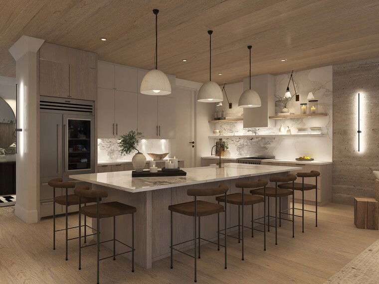 Diseño en línea Cocina Transicional por Kimberly K. miniatura