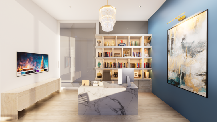 Online design Modern Home Office by Zilia Z. thumbnail