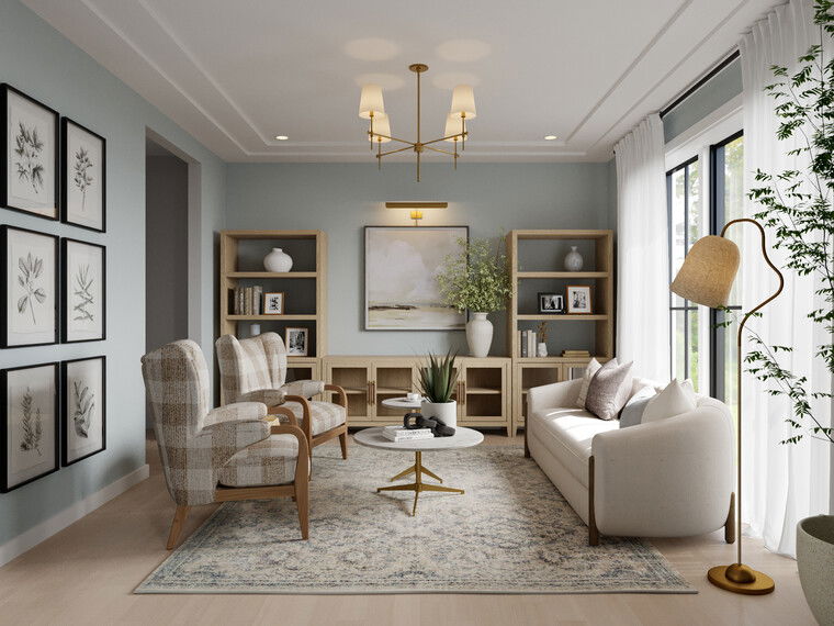 Online design Transitional Living Room by Dragana V. thumbnail