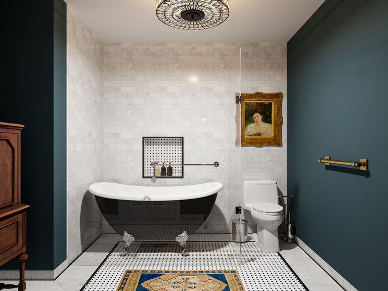 Online design Eclectic Bathroom by Casey H. thumbnail