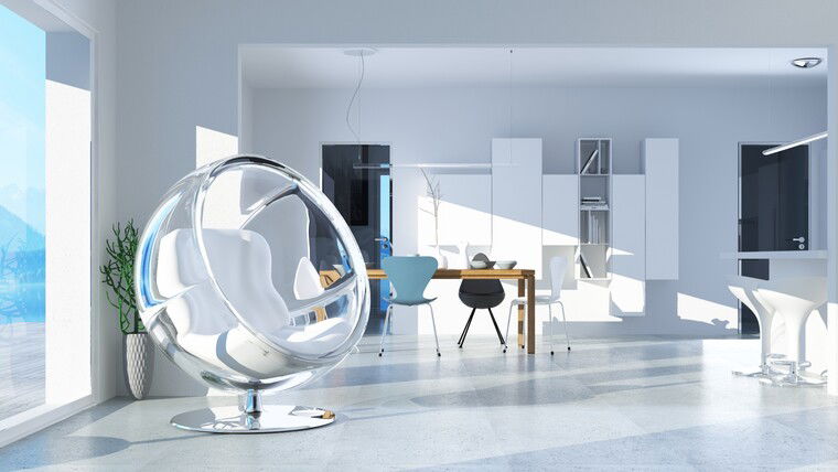 Online design Contemporary Combined Living/Dining by Marija T. thumbnail