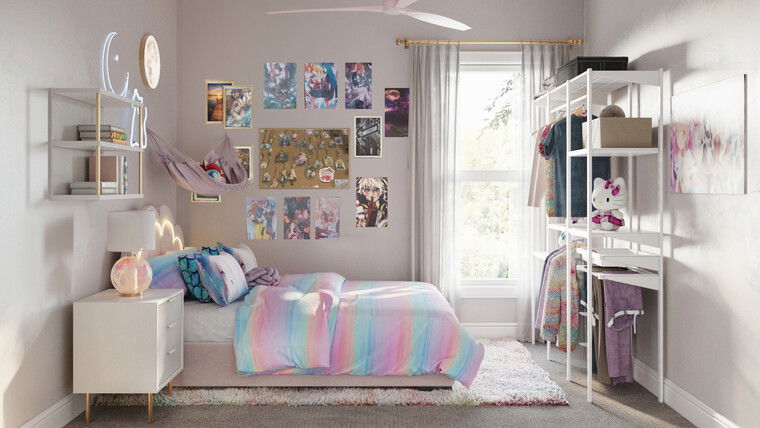 Online design Eclectic Bedroom by Marve M. thumbnail