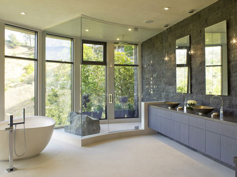 Online design Contemporary Bathroom by Lori D. thumbnail