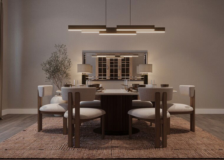 Online design Contemporary Dining Room by Thoraya A. thumbnail