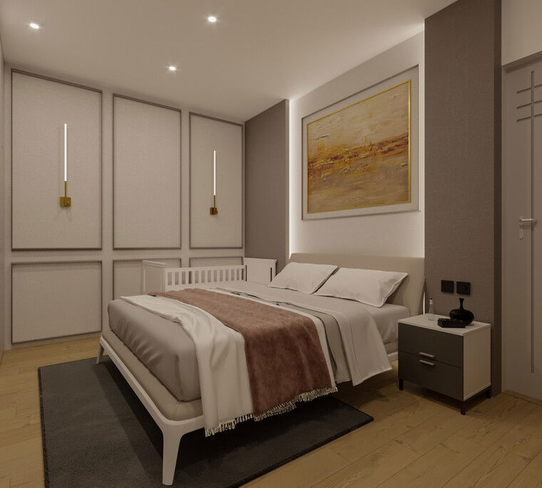 Online design Glamorous Bedroom by Edison X. thumbnail