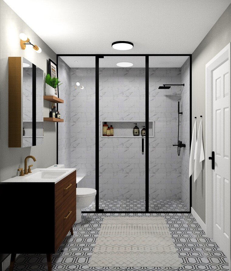 Online design Modern Bathroom by Nor Aina M. thumbnail