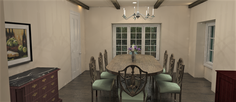 Online design Transitional Dining Room by Shanthi O. thumbnail