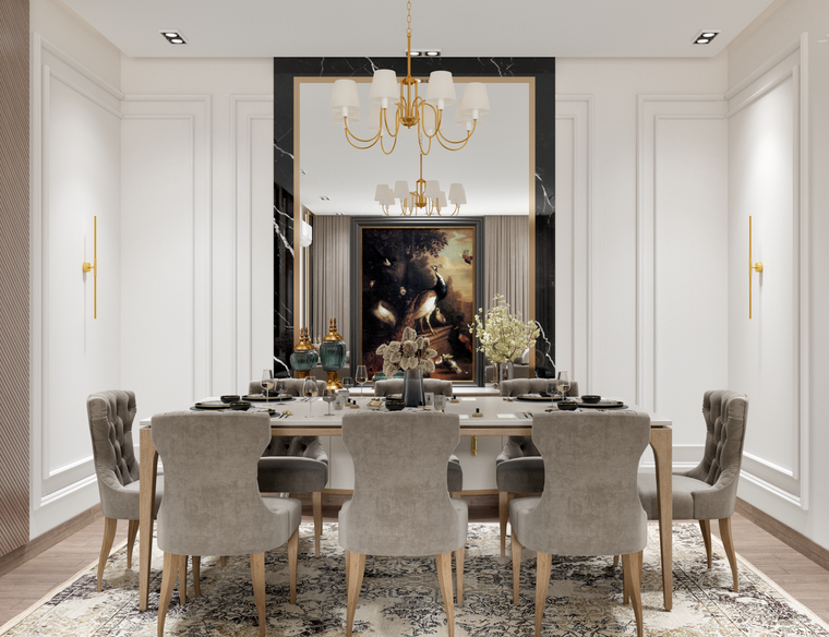 Online design Traditional Dining Room by Nourhan M. thumbnail