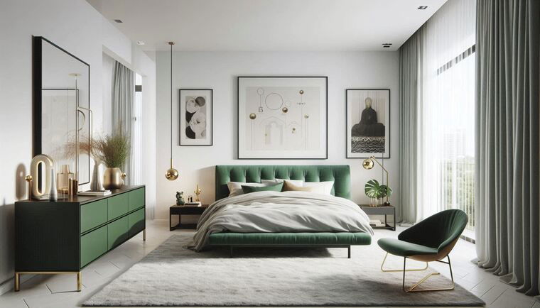 Diseño en línea Dormitorio Moderno por Ronda S. miniatura