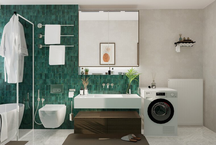 Online design Modern Bathroom by Dusan J. thumbnail