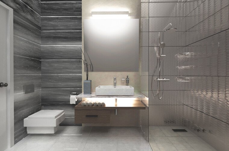 Online design Modern Bathroom by Nazila A. thumbnail