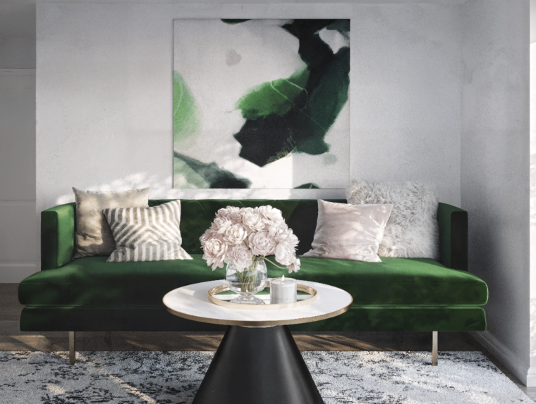 Online design Glamorous Living Room by Stacy D. thumbnail
