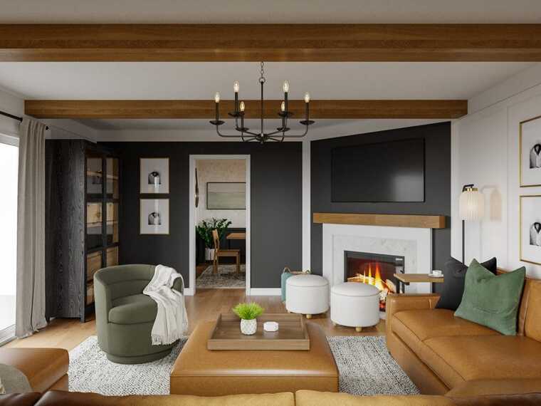 Online design Transitional Living Room by Rachel H. thumbnail