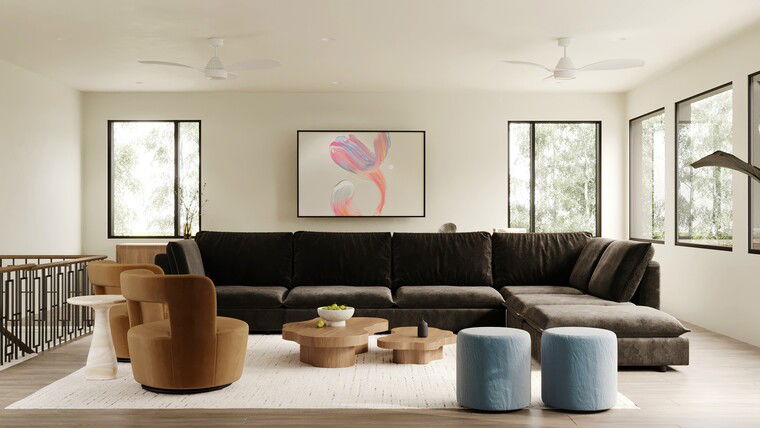 Online design Modern Living Room by Sharné L. thumbnail