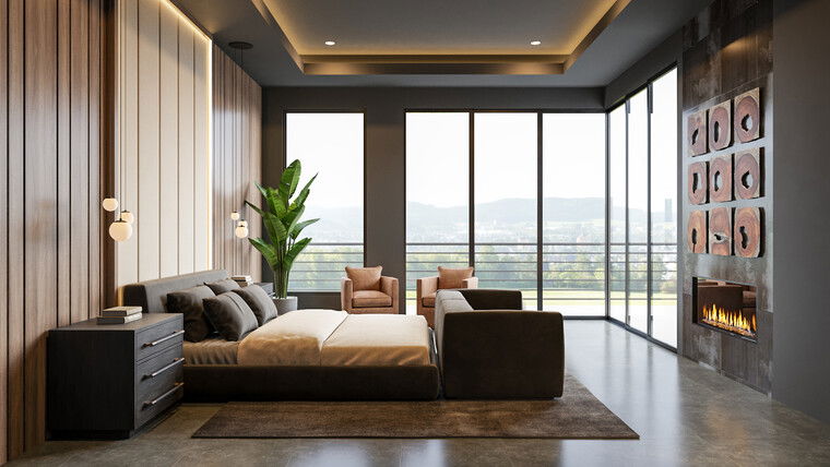 Online design Modern Bedroom by Casey H. thumbnail