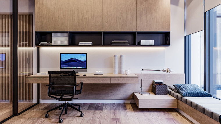 Online design Contemporary Home Office by Mladen C. thumbnail