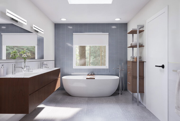 Online design Modern Bathroom by Lara D. thumbnail