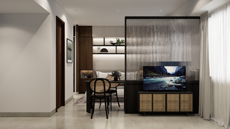 Online design Contemporary Combined Living/Dining by Carissa L. thumbnail
