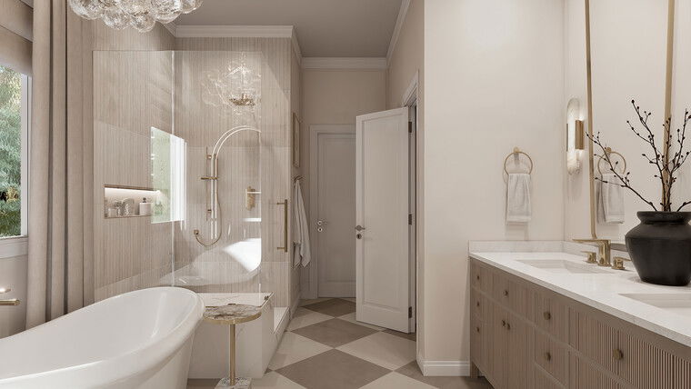 Online design Contemporary Bathroom by Erika F. thumbnail