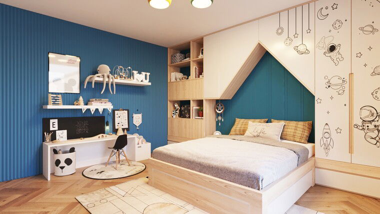 Online design Modern Kids Room by Morteza M. thumbnail