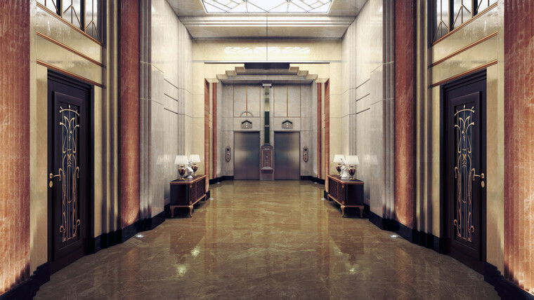 Online design Traditional Hallway/Entry by Fares N. thumbnail