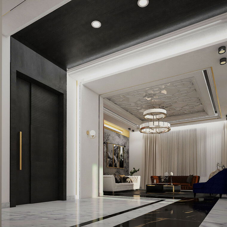 Online design Modern Hallway/Entry by Amani Q. thumbnail