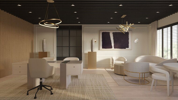 Online design Contemporary Home Office by Erika F. thumbnail