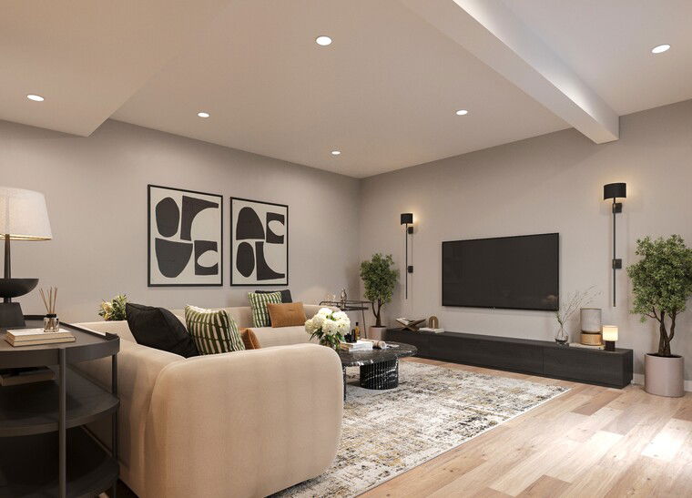 Online design Modern Living Room by Sharné L. thumbnail