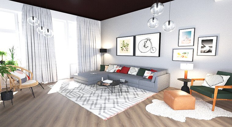 Online design Eclectic Living Room by Janja R. thumbnail