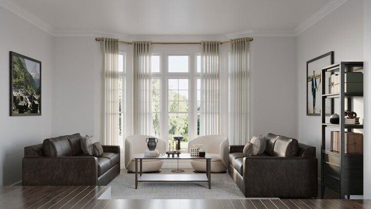 Online design Contemporary Living Room by Rachel I. thumbnail