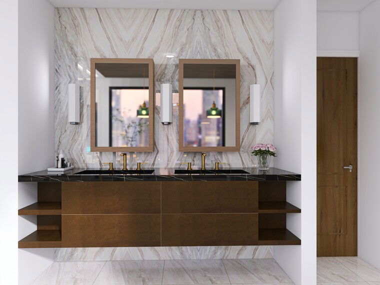 Online design Modern Bathroom by Jacky G. thumbnail