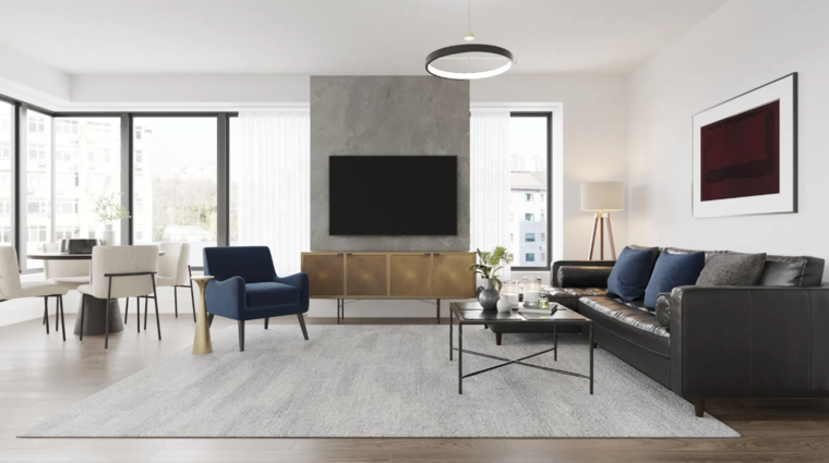 Online design Contemporary Combined Living/Dining by Stacy D. thumbnail