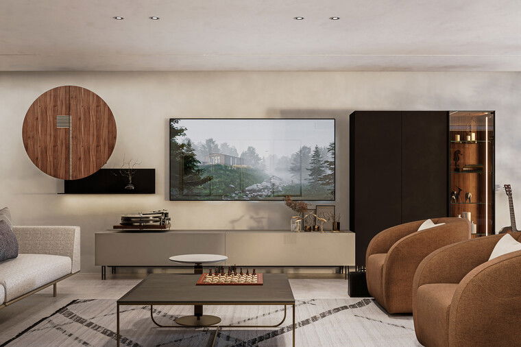 Online design Modern Living Room by Sharné L. thumbnail