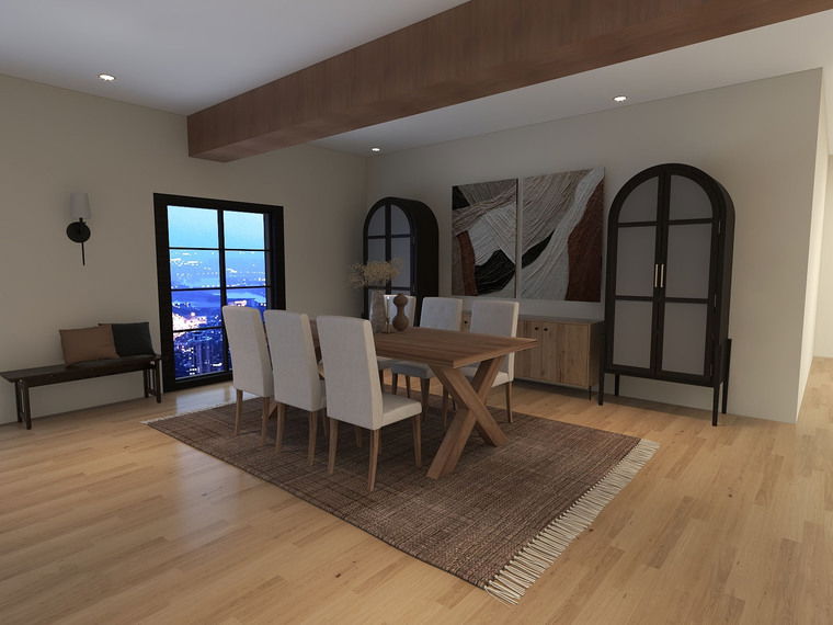 Online design Contemporary Dining Room by Zena A. thumbnail