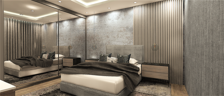 Online design Modern Bedroom by mujtaba m. thumbnail