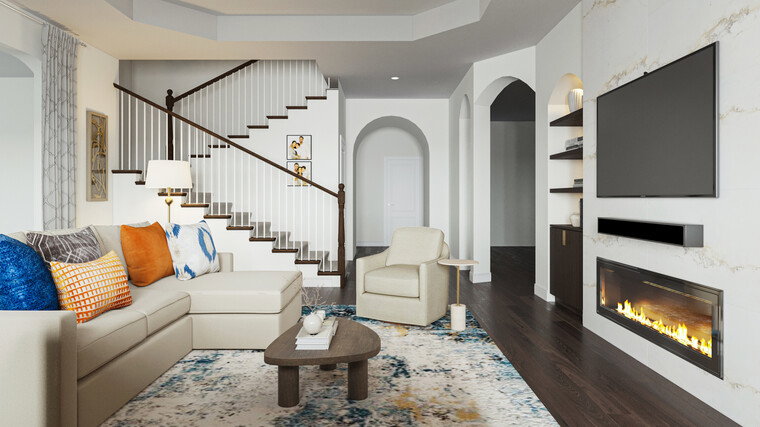 Online design Contemporary Living Room by Sierra G. thumbnail