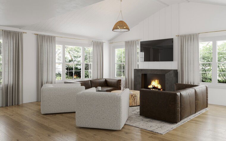 Online design Modern Living Room by Maria M. thumbnail