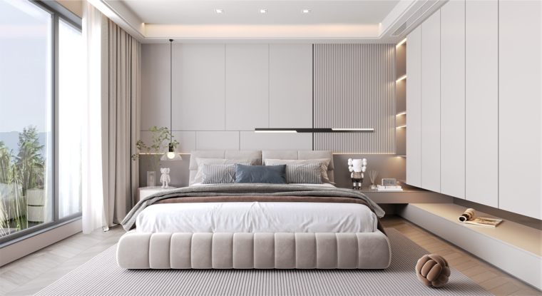 Online design Modern Bedroom by Alice H. thumbnail