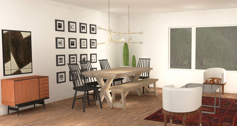 Diseño en línea de Combina Eclecticamente Sala-Comedor por Tabitha M miniatura