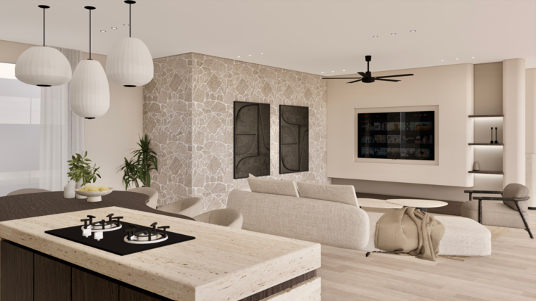 Online design Beach Living Room by Ega S. thumbnail