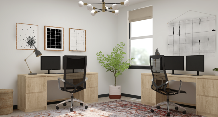Online design Modern Home Office by Amanda L. thumbnail