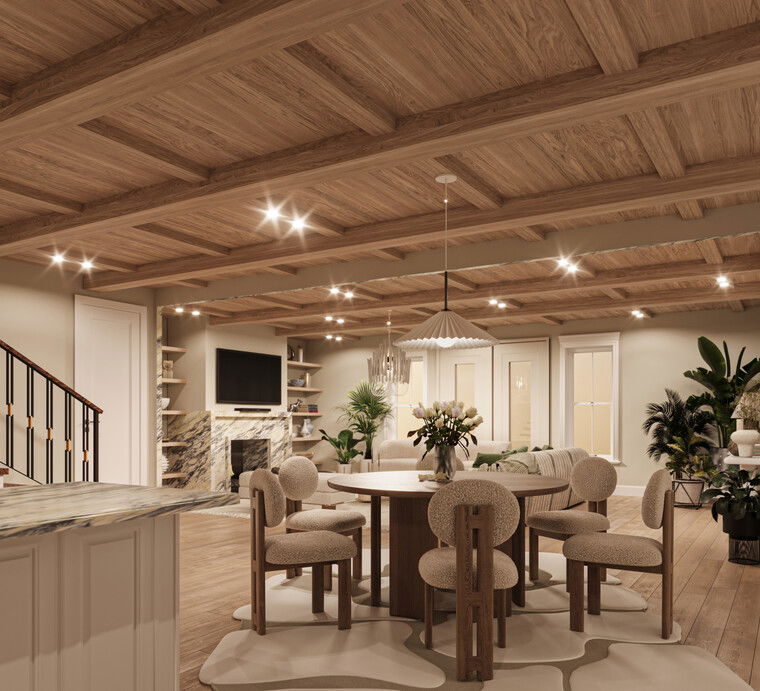 Online design Modern Dining Room by Sahar M. thumbnail