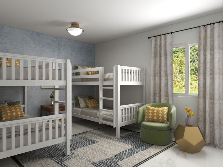 Diseño en línea de dormitorio moderno por Laura S. miniatura