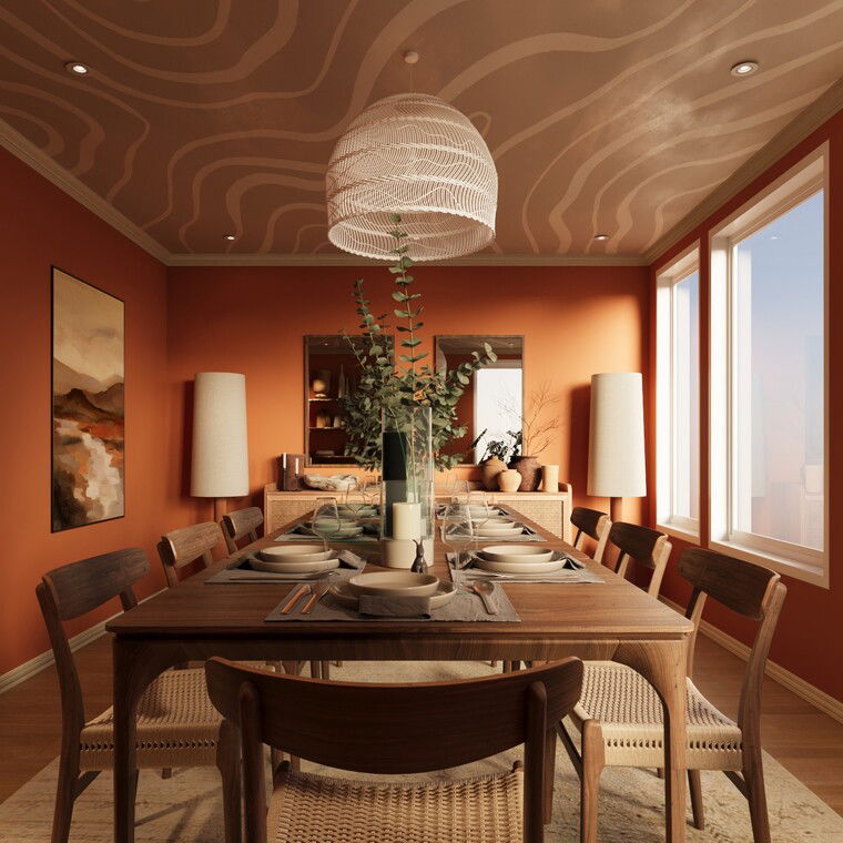 Online design Eclectic Dining Room by Sahar M. thumbnail