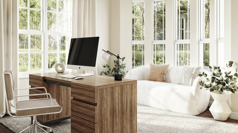 Online design Transitional Home Office by Maria G. thumbnail