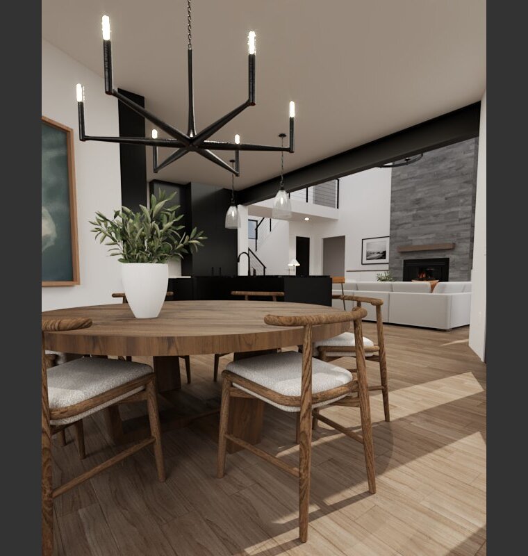 Diseño en línea Comedor Moderno por Lauren K. miniatura