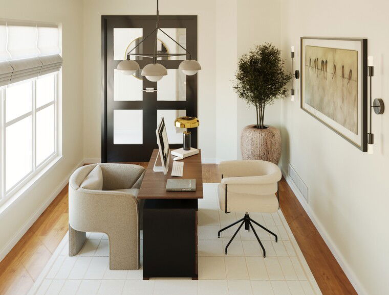 Online design Contemporary Home Office by Pateniah M. thumbnail